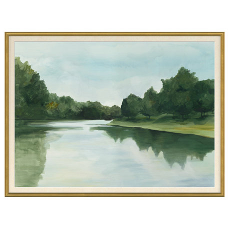 Waterscapes 2 Fine Art Print, Gold, 15"x20"