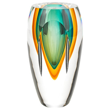 Venezia Art Glass Vase 6.5"
