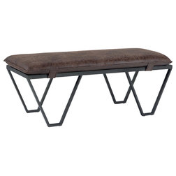 Industrial Upholstered Benches by Simpli Home Ltd.