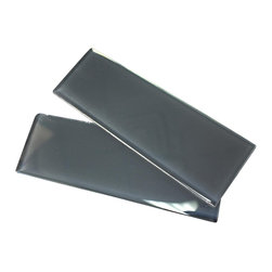 4x12 Glossy Dark Blue Subway Glass Mosaic Tiles - Home Accessories & Decor