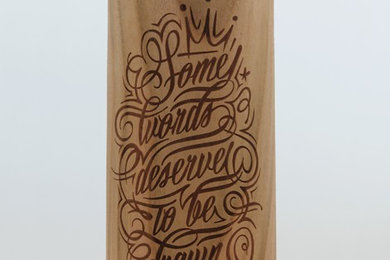 Wooden Spray Can