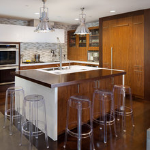 island and cabinets