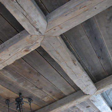 Greenwich CT Antique Barnwood Ceiling