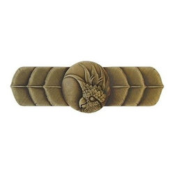 Inviting Home Inc. - Right Horizontal Cockatoo Pull, Antique-Style Brass - Cabinet And Drawer Handle Pulls