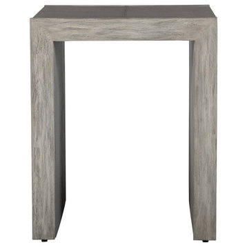 Uttermost 25214 Aerina Modern Gray End Table