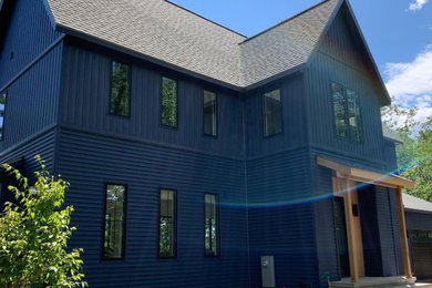 Inspiration for a contemporary exterior home remodel in Other
