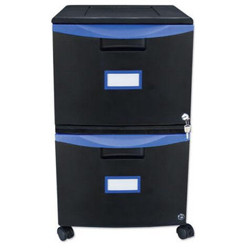 Two-Drawer Mobile Filing Cabinet
