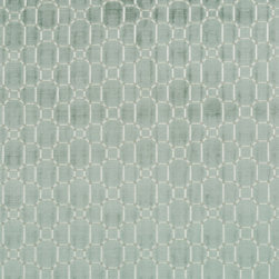 Pave Velvet in Seafoam - Upholstery Fabric