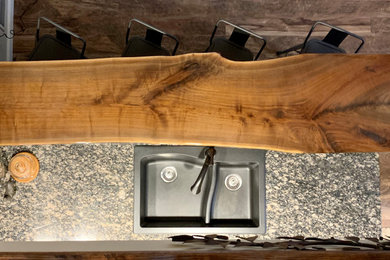Inspiration for a country kitchen remodel in Other