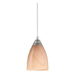 ELK Lighting - Pierra Collection Sandy in Satin Nickel527-1SY - Pendant Lighting