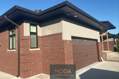 Modern exterior home idea in Detroit