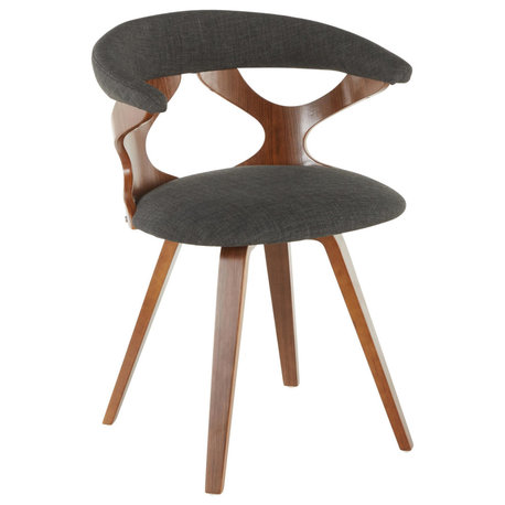 The Monte Dining Chair, Charcoal, Fabric