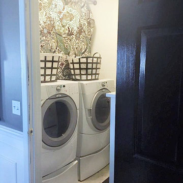 (BEFORE) Modern Farmhouse Laundry Room Makeover