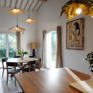 Villa Ventabren: aménagement, création et décoration- Mas Cigaline