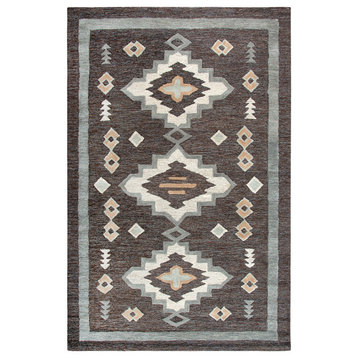 Rizzy Mesa Mz037B  Rug, Charcoal, 8'0"x11'0"