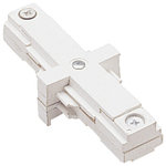 WAC Lighting - WAC Lighting J2 Track Connectors, White, Dead-End I Connector - 120V Track systems are modular and can be designed for multiple applications in nearly any interior environment. J2 Track is a two circuit track system that can control lighting fixtures separately through two switches. Any "J" style fixture can work on a J2 track system. Dead end I-Connectors are used to join two pieces of track together without power continuity.