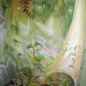 Mural/Lazure for Child's Room - California