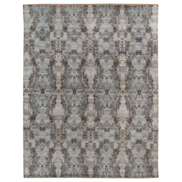 Kohinoor Area Rug, Gray, 6'x9', Abstract