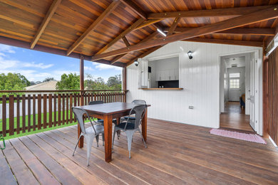 This is an example of a country verandah in Sunshine Coast.