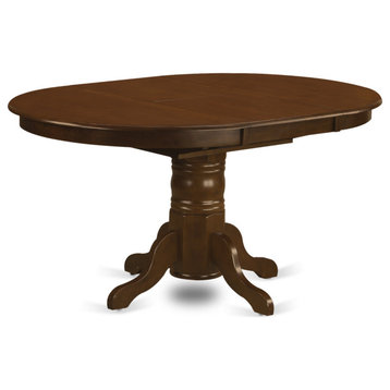 Ket-Esp-Tp Oval A Pedestal Oval Dining Table 42"X60" With 18" Butterfly Leaf