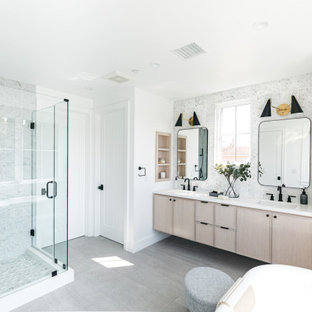 Badezimmer mit Terrazzo-Boden Ideen, Design & Bilder - Oktober 2020