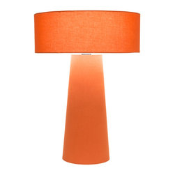 Surya - Surya Orange Table Lamp - Table Lamps