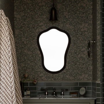Boxwood Avenue: Rosemary Bathroom Wainscot