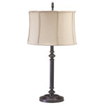House of Troy - House of Troy Coach CH850-OB 1 Light Table Lamp in Oil Rubbed Bronze - Shade And Lamp Packed In One Box For Economical Shipping.