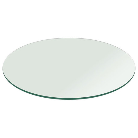 Tempered Glass Table Top: 20 inch Round 1/2 inch Thick Flat Polish