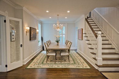 Example of a dining room design in Cleveland