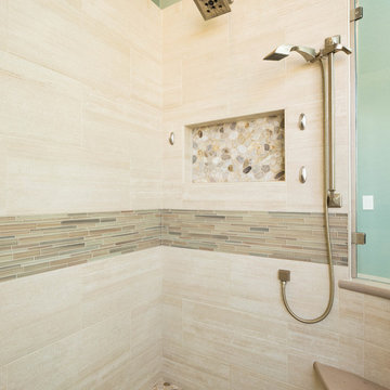 Earth Toned Master Bath