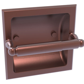 Regal Recessed Toilet Tissue Holder, Antique Copper
