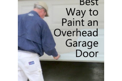 Tutorial: How to Paint an Overhead Garage Door