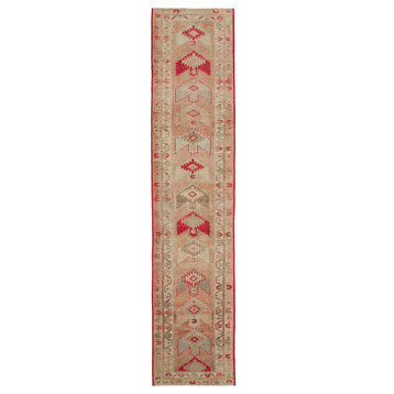 Rug N Carpet - Hand-knotted Anatolian 2' 11'' x 13' 4'' Rustic Runner Rug