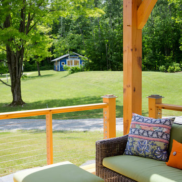 Energy Efficient, Empty Nester New England Timber Frame