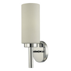 1-Light Interior Wall Sconce, Chrome