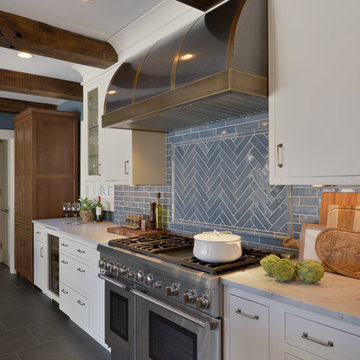 Expansive Transitional Kitchen Overlooking the Hudson