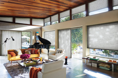 Living room - modern living room idea in Other