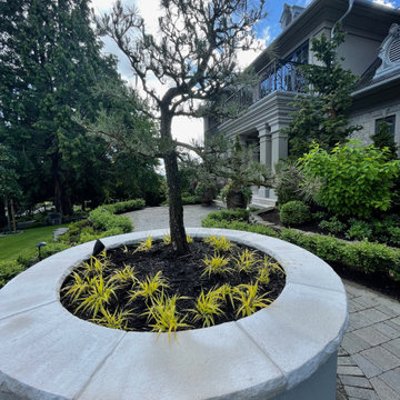 Estate style landscape design/build in South Surrey, Canada