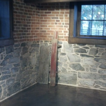 150 year old historic home basement remodel