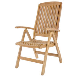 Transitional Outdoor Folding Chairs by Westminster Teak