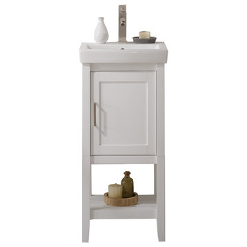 Legion Furniture Colby Single-Sink Vanity, White, 18"