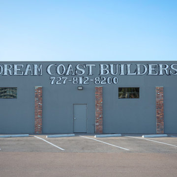 Dream Coast Builders Headquarters – A Bold Exterior with Industrial Charm