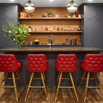 Naperville Curated Basement Bar
