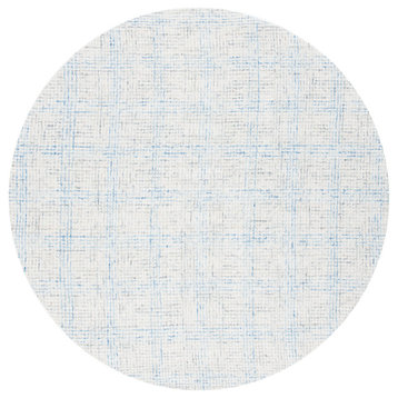 Safavieh Abstract Collection, ABT656 Rug, Ivory and Beige, 6'x6'round