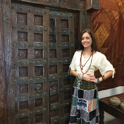 Antique Architecture Hacienda Style Interior - Front Doors