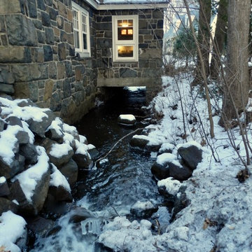 Carriage House Renovation - Kitchen over Stream