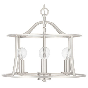 Capital Lighting 239541 Cameron 4 Light 15"W Taper Candle - Brushed Nickel