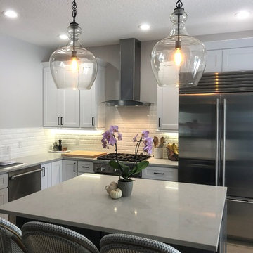 Delray Beach - Transitional Kitchen and Bath Remodel