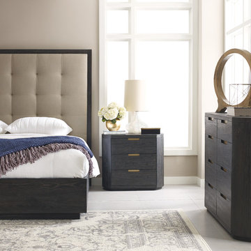 Brownstone Furniture Palmer Mink Upholstered Bedroom